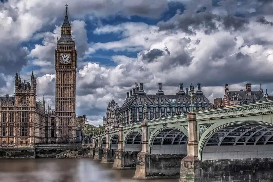 Big Ben and Westminster Bridge, London